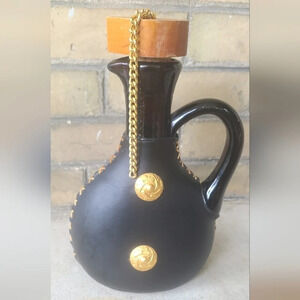 Vintage Leather Wraped Decanter